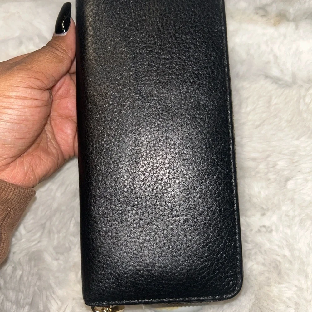 Michael Kors‎ Black Long Zippy Wallet